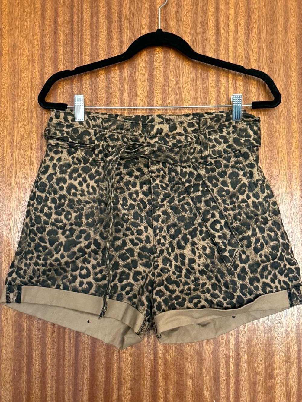 Express Leopard Shorts